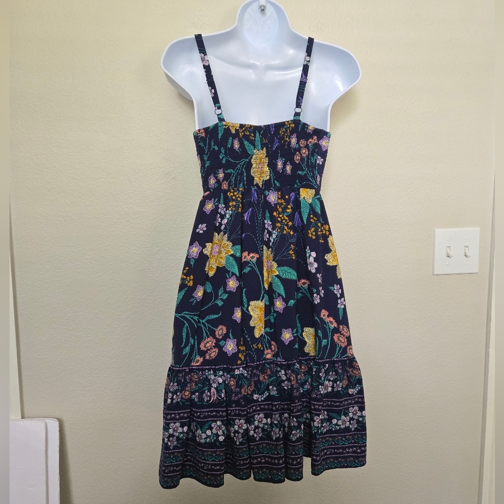 Blue Floral Dress Size Small - Picture 6 of 13